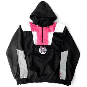 Get Lost Perv! GLP 90s Inspired Nostalgia Yenny Starter Pullover Jacket